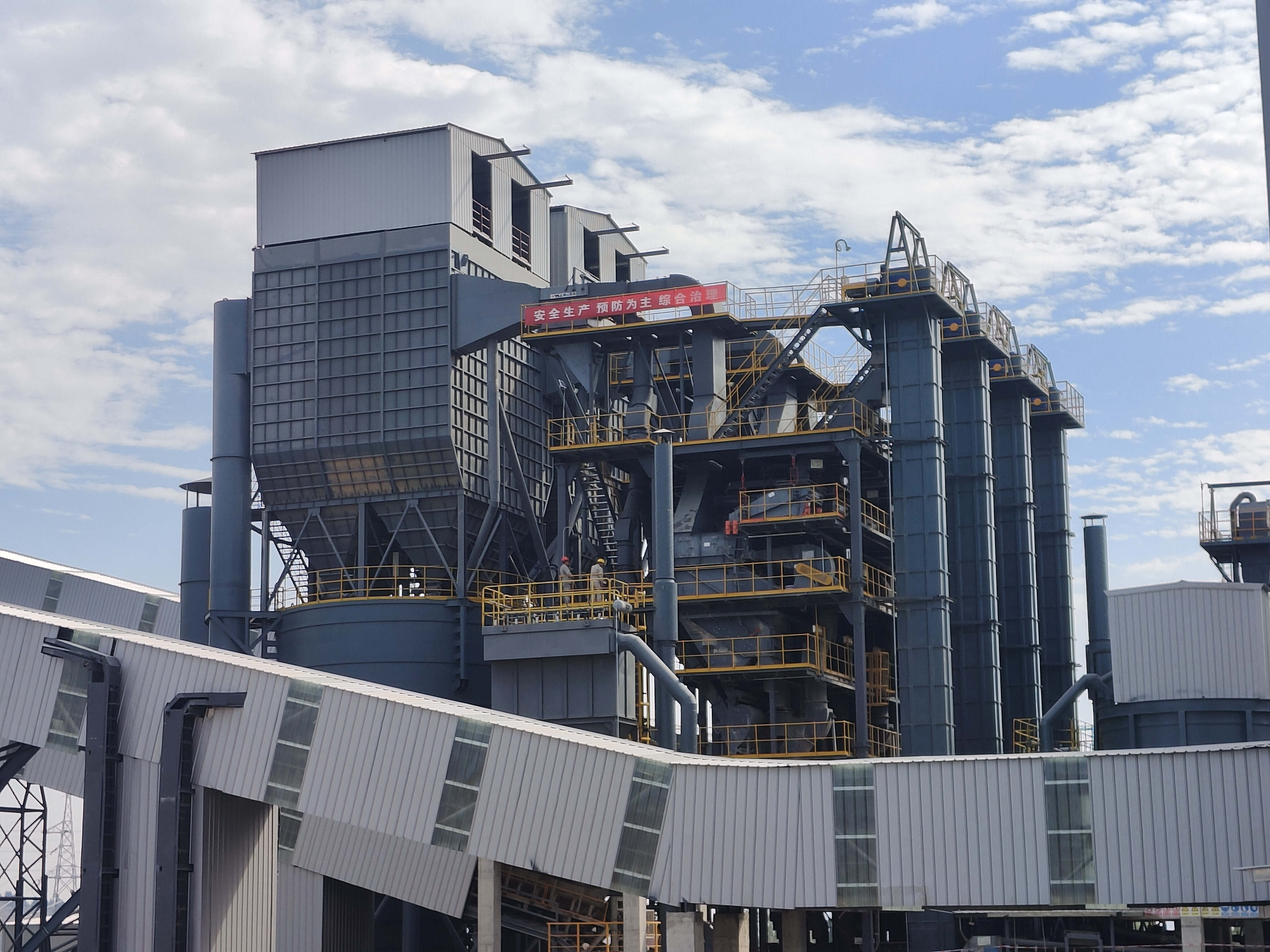 水洗洗改干法，只用一臺無動力選粉機(jī)，處理多種原料